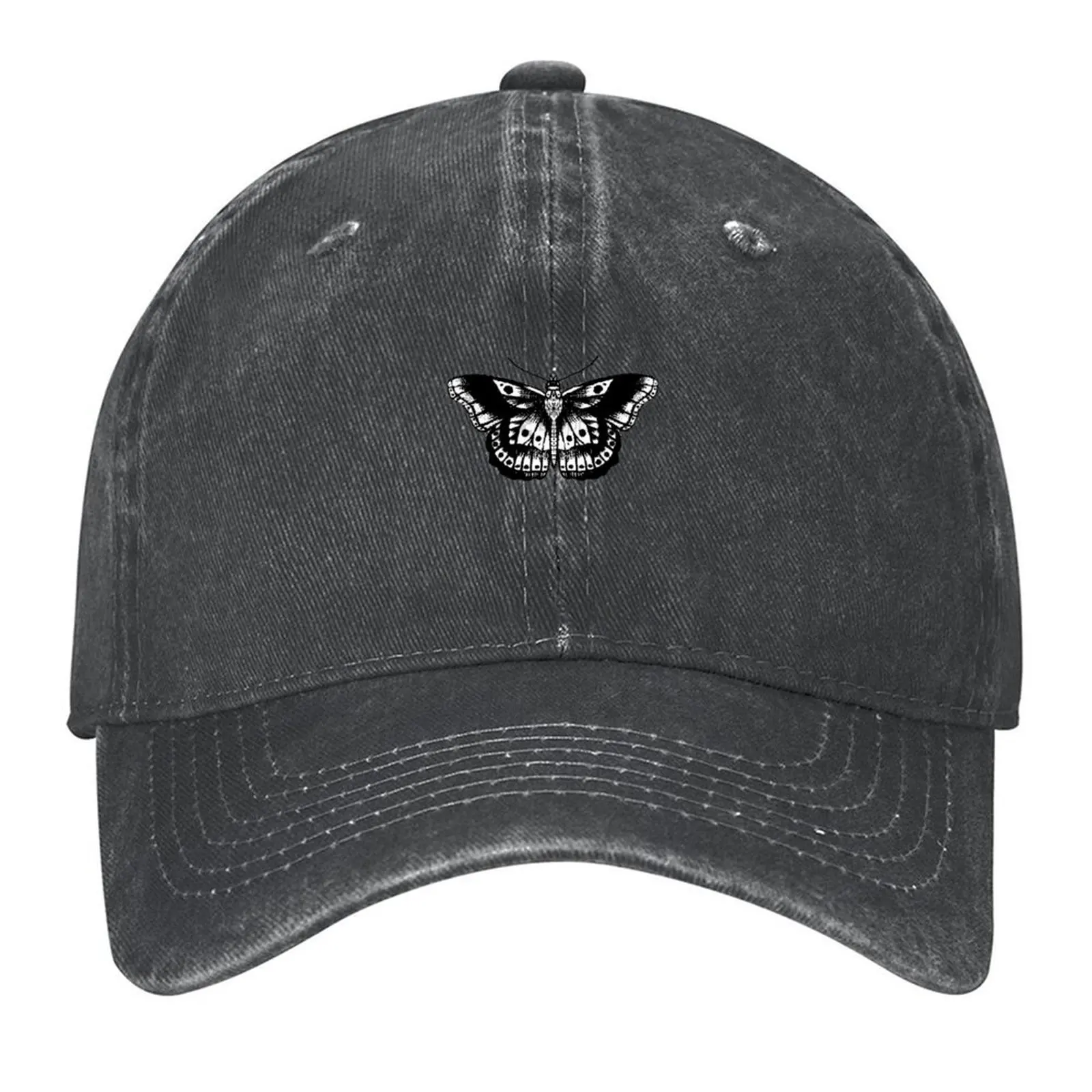 

black butterfly Baseball Cap Funny hats Golf Sunhat Golf Cap Women Hats Men's