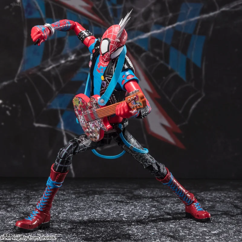 لعبة هواية لزينة سطح المكتب من Marvel CT SHF Parallel Universe 2 Punk Spider-Man المنشط