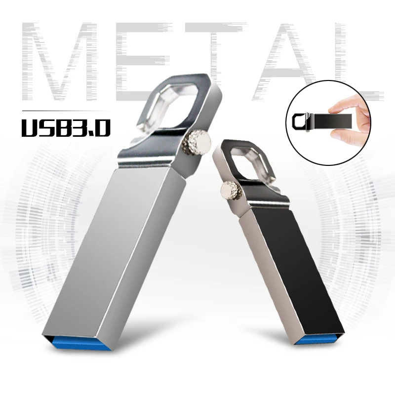 Metalowe pamięć USB Pendrive 128GB Pen Drive USB 3.0 dysk Flash 8GB 16GB 32GB 64GB 128GB wysokiej prędkości Pendrive 256gb pamięć USB