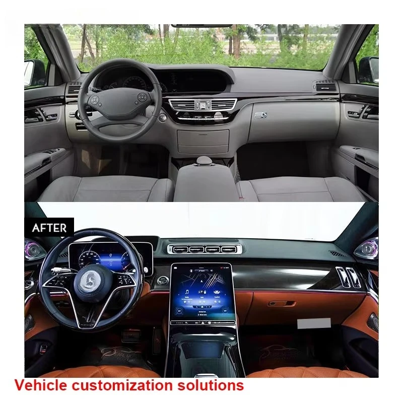 Car Dashboard Hot Upgrade benz s Class W221 Upgrade Interior Upgrade Internal Accessories for From W221 to W222