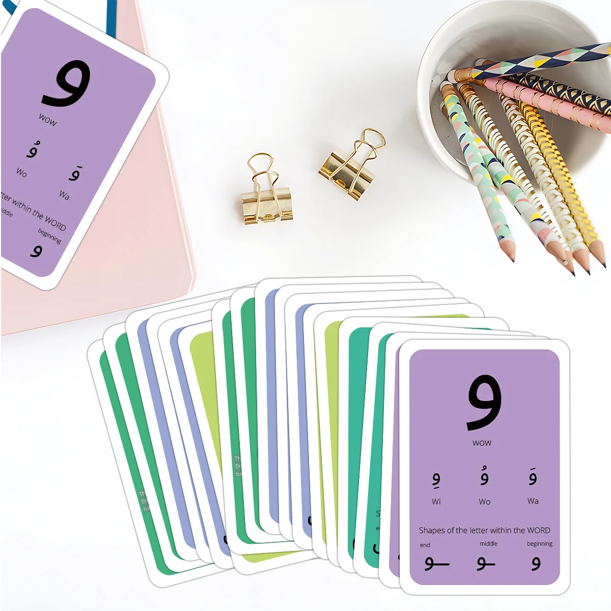 28pcs Arabic Alphabet Flash Cards For Beginner Of Arabic, Letter Training Early Education Homeschool Learning, Arabic Teacher