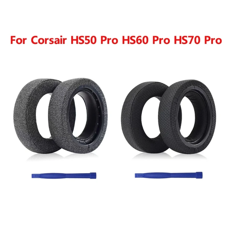 Replacement Memory Foam Ear Pads Cushion For Corsair HS50 Pro HS60 Pro HS70 Pro Headphone EarPads Earmuffs Sleeves