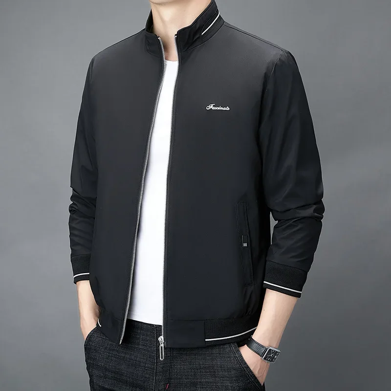 

Men's quality Coat Men Coats 2024 Brand Top Quality Casual Business Lapel Windbreak Jackets Spring Solid Color Jacket Plus Size