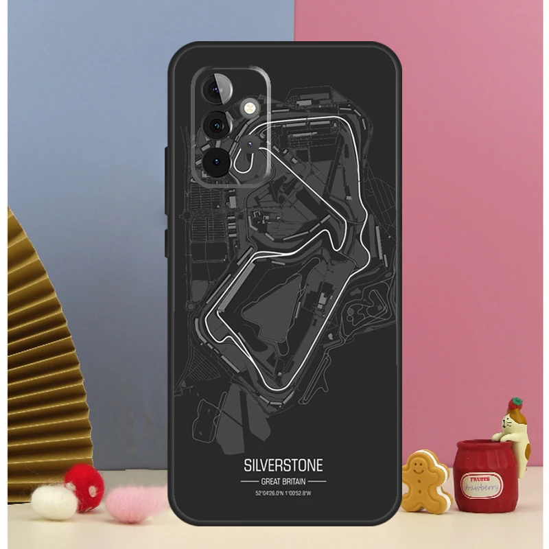 Formula 1 Racing Circuit Case For Samsung Galaxy A13 A33 A53 A32 A52 A22 A12 A15 A25 A71 A51 A14 A24 A34 A54 Cover