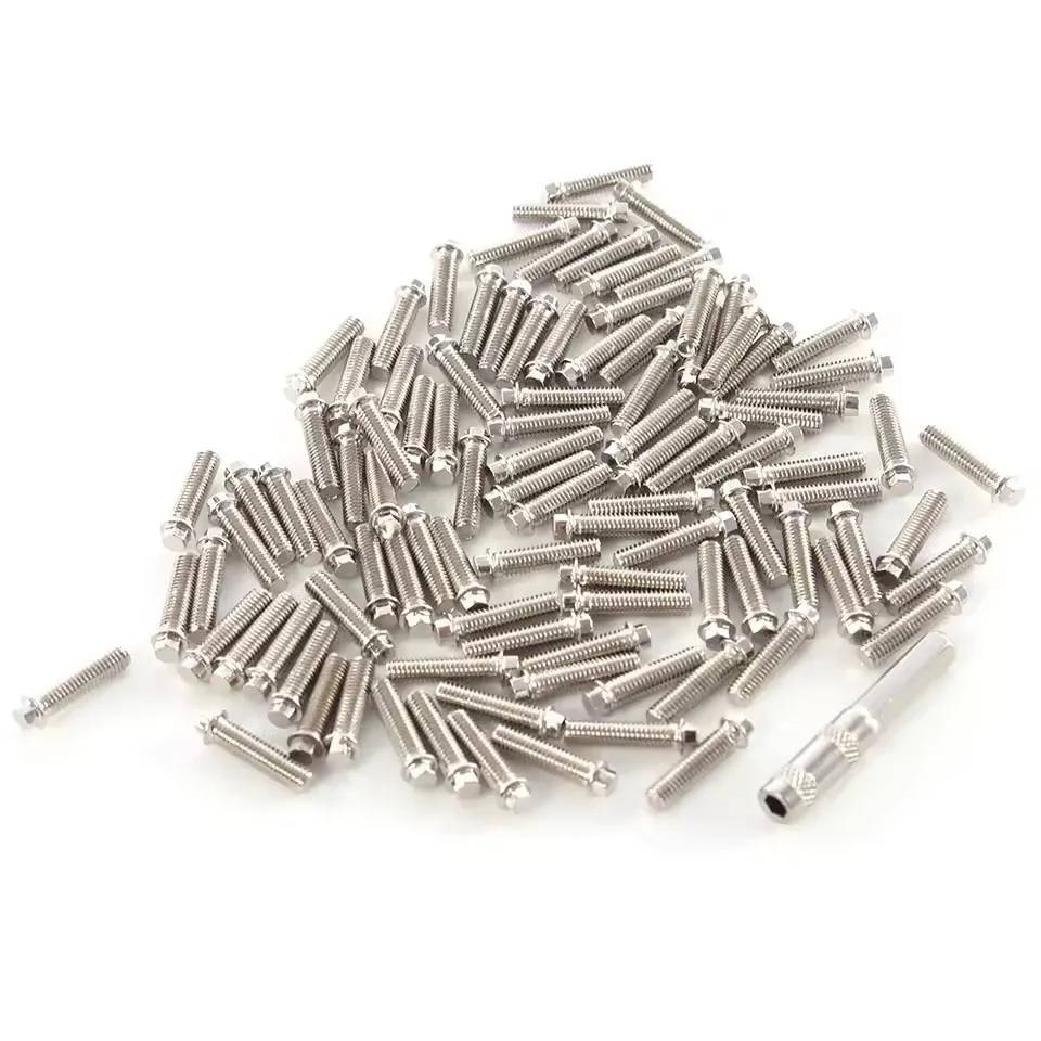 

Винт с шестигранной головкой M3 * 12 для 1/10 1/6 RC Crawler TRX4 SCX6 VS4-10 LCG 2,2/2,9 дюйма, колеса