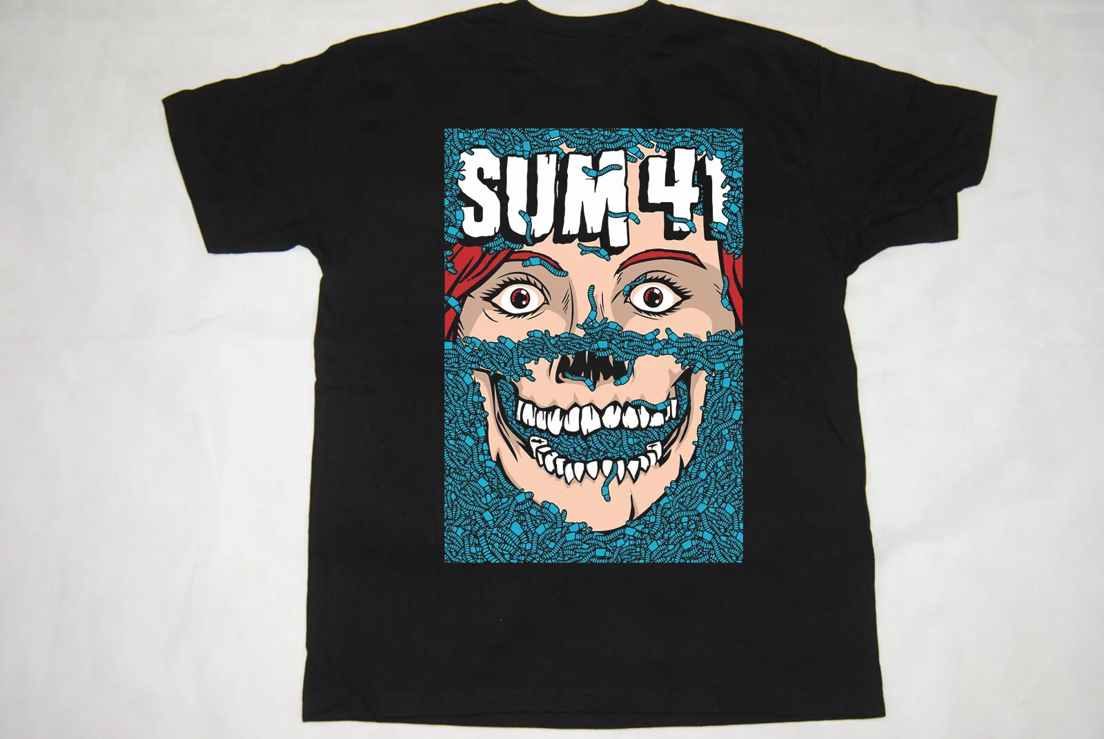 Sum 41 Band Black T Shirt Cotton S 234XL JK426