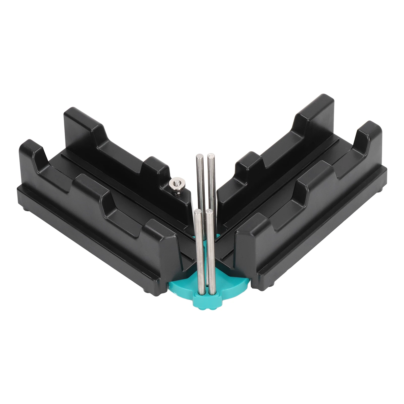 

2 in 1 ABS Black High Accuracy Wear Resistance Measuring Template Instrument Miter Angles Measuring Cutting Tool