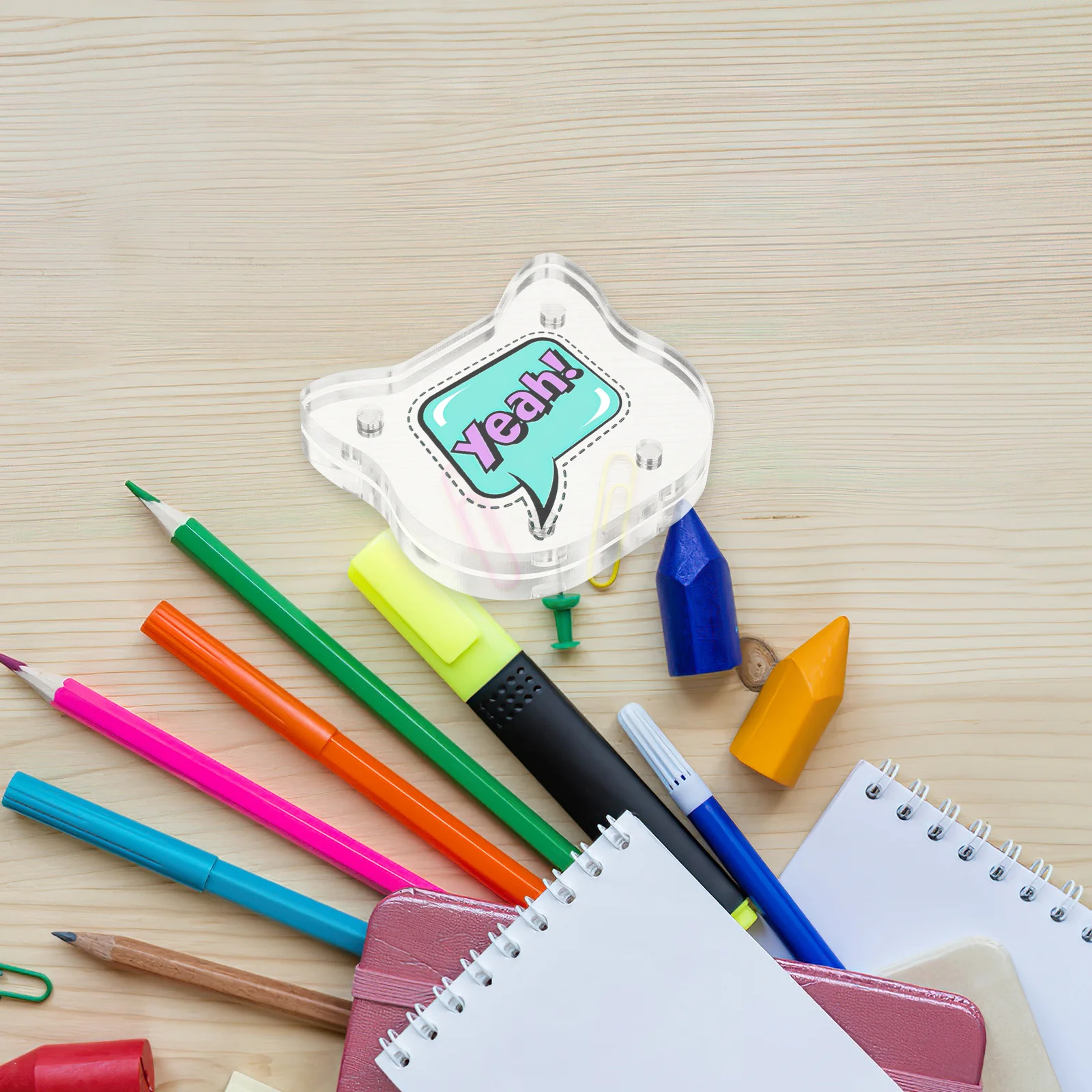 

4Pcs Clear Magnetic Photo Frames Acrylic Picture Bricks for Easy Photo Swap Scratch Resistant Reliable Display DIY Decoration