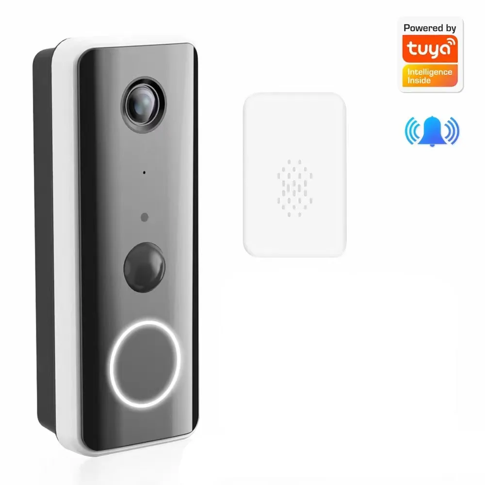 3MP 1296P Tuya APP Bluetooth WIFI Doorbell Leave Message Low Comsunption Battery Power Visual Video Door Phone