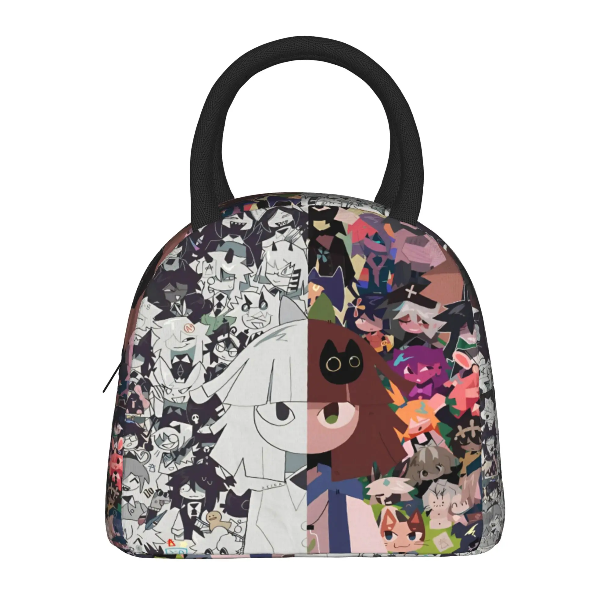 Fundamentals Paper Education Anime Insulated Lunch Bag for Men Women Food Container Portable Cooler Thermal Lunch Boxes For Work