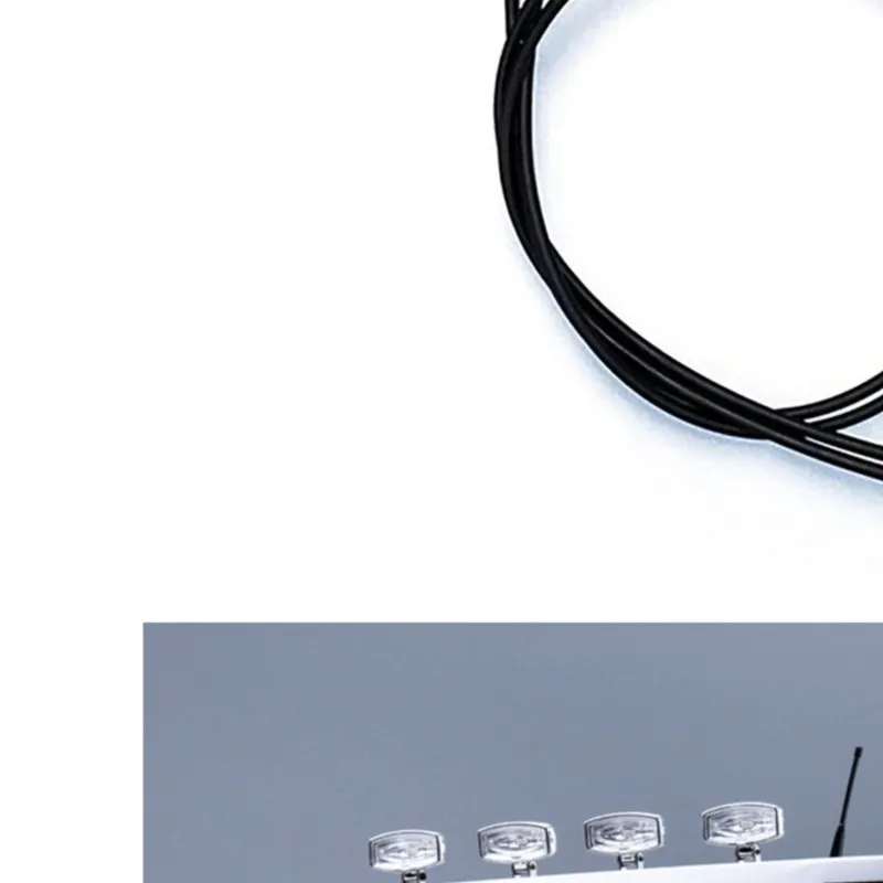 

1 Pair Plastic LED Spotlight 2.2V-3V Head Lamp for DIY 1/14 RC Tractor Truck Model Crawler Off Road Car Dumper Parts Toy