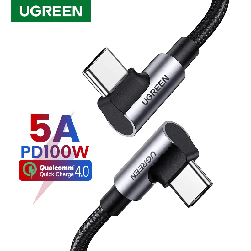 UGREEN PD 100W USB C to USB C Charging Cable for Samsung S10 S20 MacBook Pro iPad 2020 Quick Charger 4.0 PD Fast Charging Cord