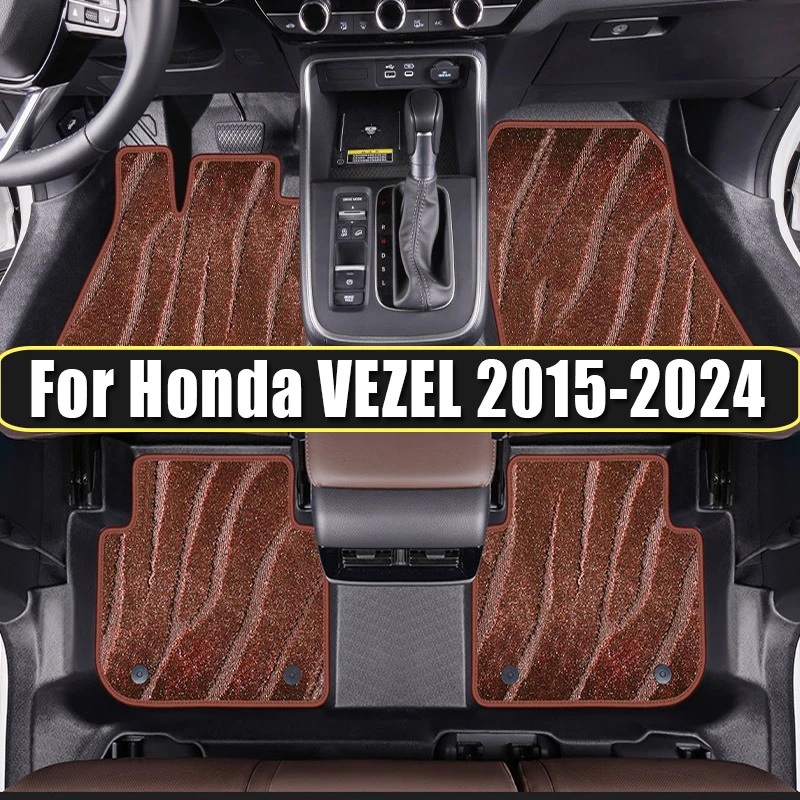 

Custom TPE Non-slip Car Floor Mat For Honda Vezel XRV 2015-2024 ,HRV ZRV 2022-2023 Wear-resistant Carpet Floor Car interior