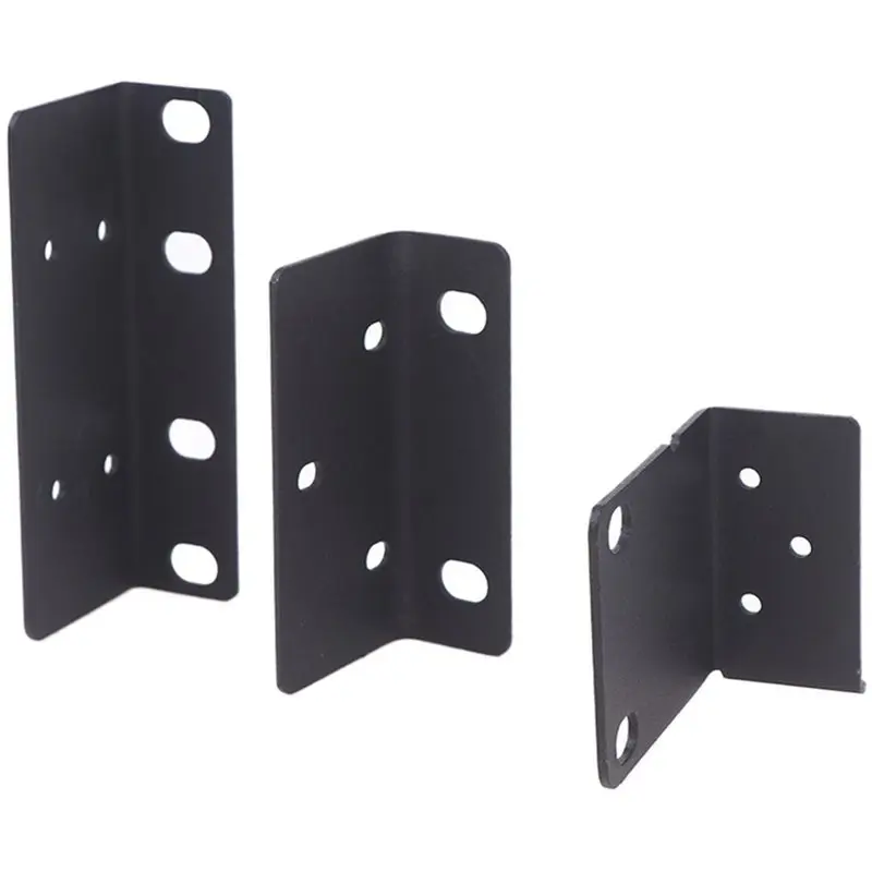 B48A Hard Disk Video Recorder Mounting Kit 1 Pair Hanging Headphone Rack Ear Bolt Bracket For NVR Network Video Recorder