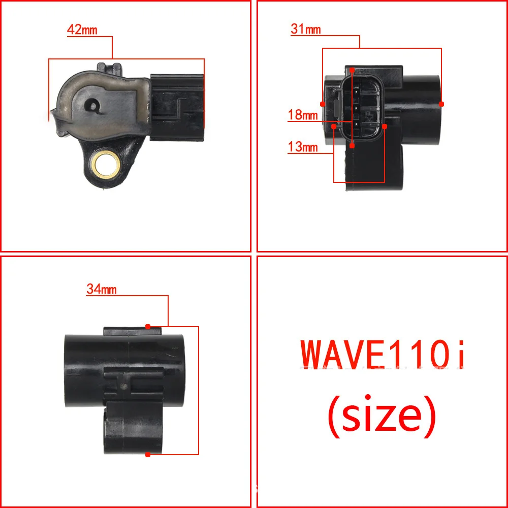 162410-K12-V01 TPS motorcycle throttle position sensor For BIZ Wave110i/125i Beat FAN125i