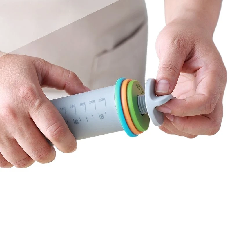 Silicone Dough Rolling Pin with Adjustable Thickness, Baking Tool