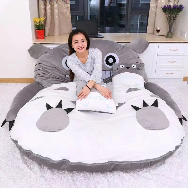 Tatami Mats Thickened Bedroom Double Sleeping Bag Thickened Foldable Bean Bag