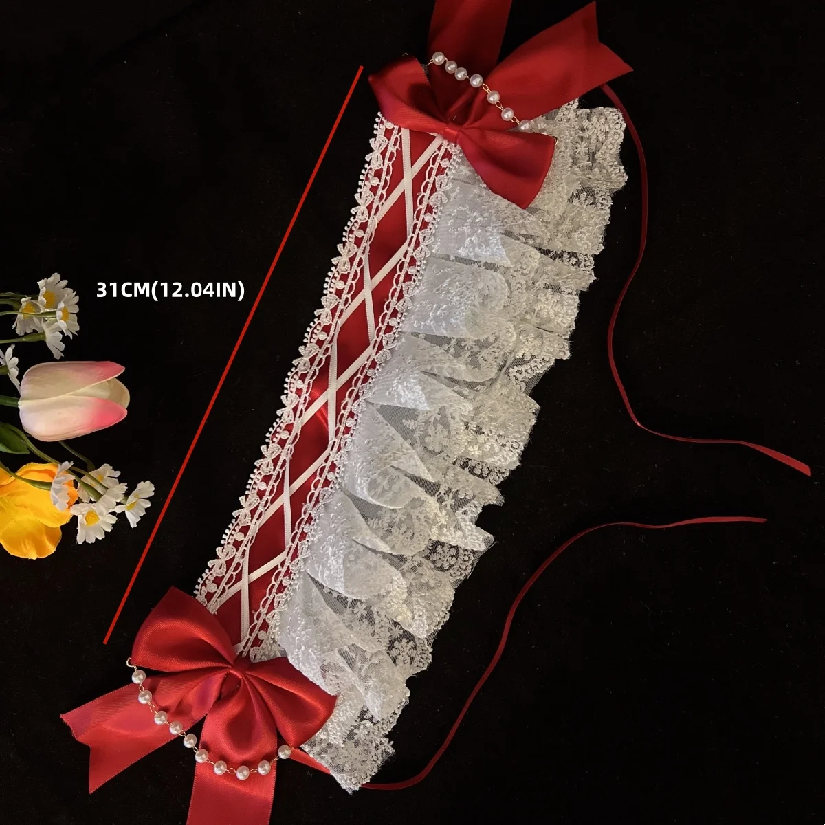 여성 소녀 달콤한 레이스 라인스톤 로리타 헤어밴드 헤드드레스 애니메이션 메이드 코스프레 헤어웨어 헤어피스 헤어 액세서리