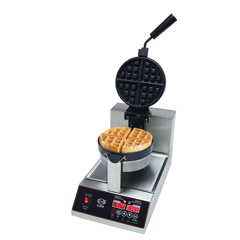 EB 110 / 220V Máquina de waffle Máquina de muffin com aquecimento elétrico Máquina de torta espessada com display