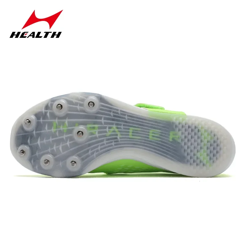 Health Carbon Plate Professional Triple Jump Spikes Athletic Shoes Men Women Track Field Competition Long Jump Training Sneakers