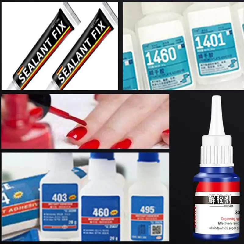 502 Glue Remover Multifunctional Etractant 30g Home Tool Nail-free Glue Remover Quick Drying Universal Leaning Glue