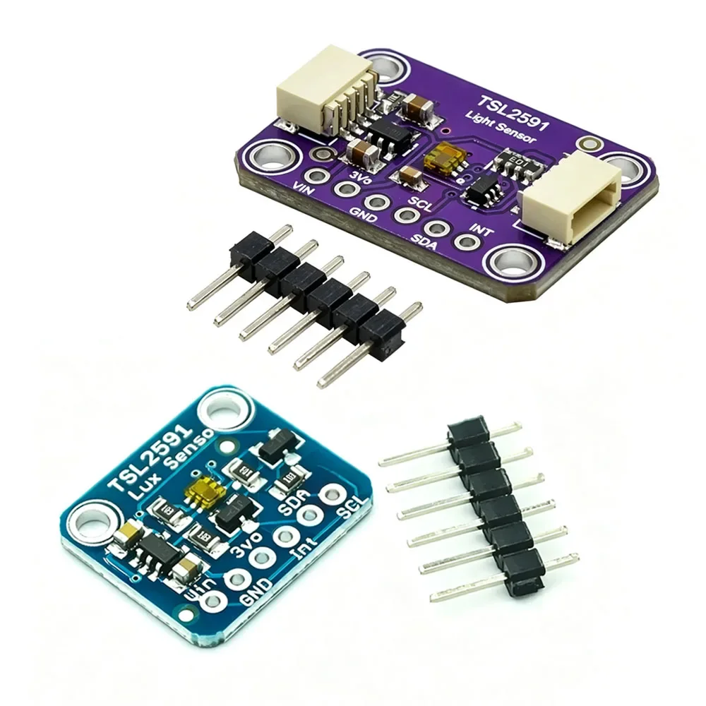 TSL2591 Digital Light Sensor Module I2C Interface High Sensitivity Wide Range Ambient Light Detector Breakout Board for Arduino