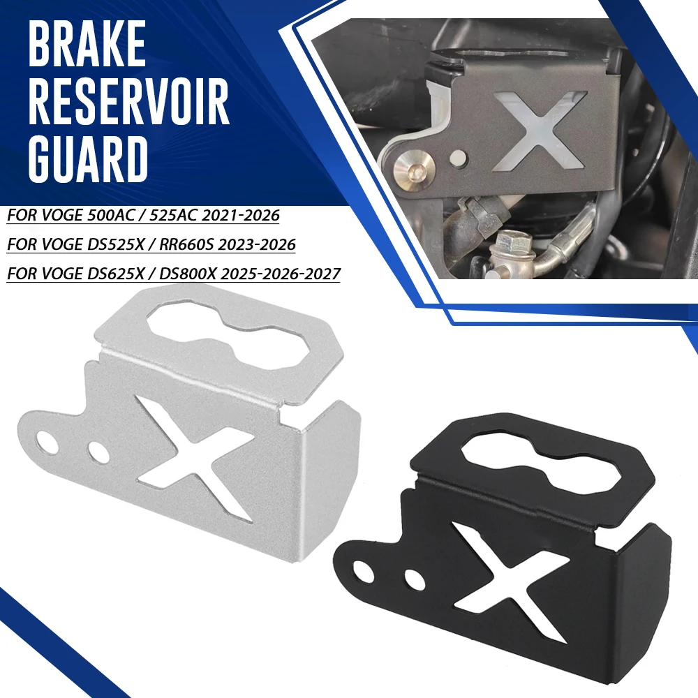 

2023 For LONCIN VOGE 525AC DS525X 500AC 2022-2024 Rear Brake Fluid Reservoir Tank Guard Brake Master Cylinder Protector Cover