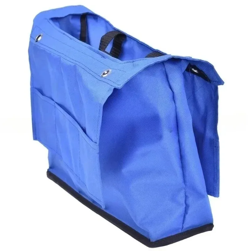 

8 inch beach trolley storage fishing supplies storage bag fishing cart with net pocket beach outdoor cart