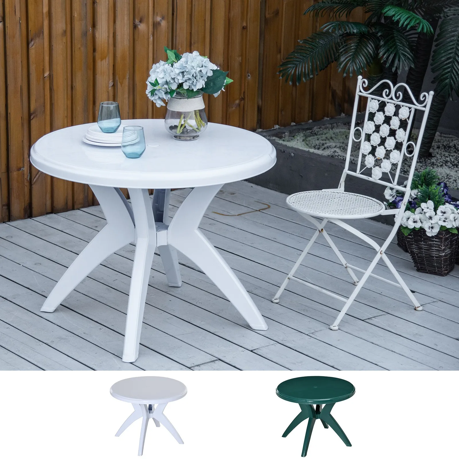 cheap plastic patio table with umbrella hole Flash Furniture 27.5 x 47.25 in. Tory Commercial Grade Rectangular Tempered Glass Top with & Steel Tube Frame Black traffic outdoor spaces Grey Cheap Plastic Garden Table