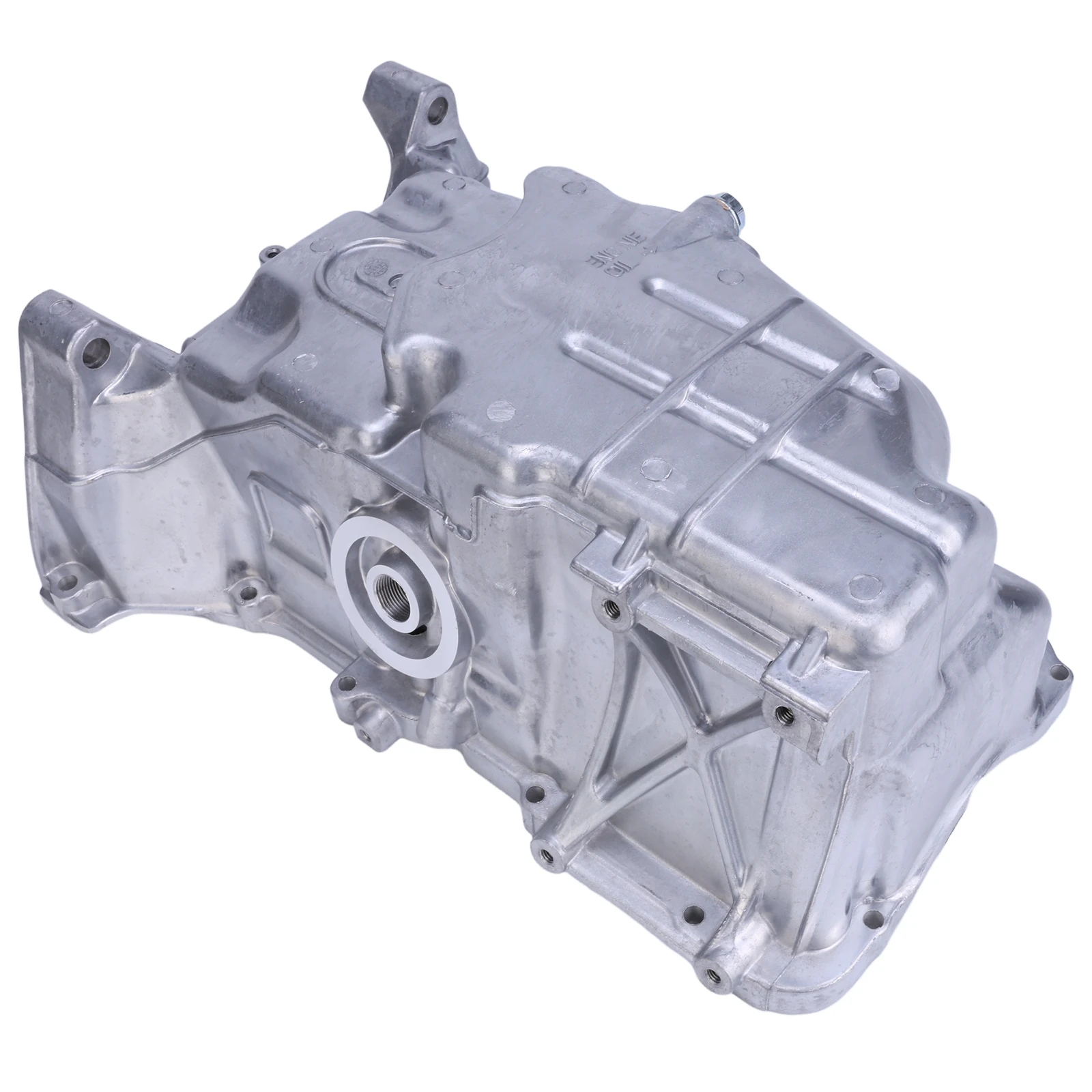 車のエンジンオイルパンフィット L4 1.5L 2009-2013 マニュアルトランスミッションアルミ自動車エンジンオイルパン交換 11200RB0000