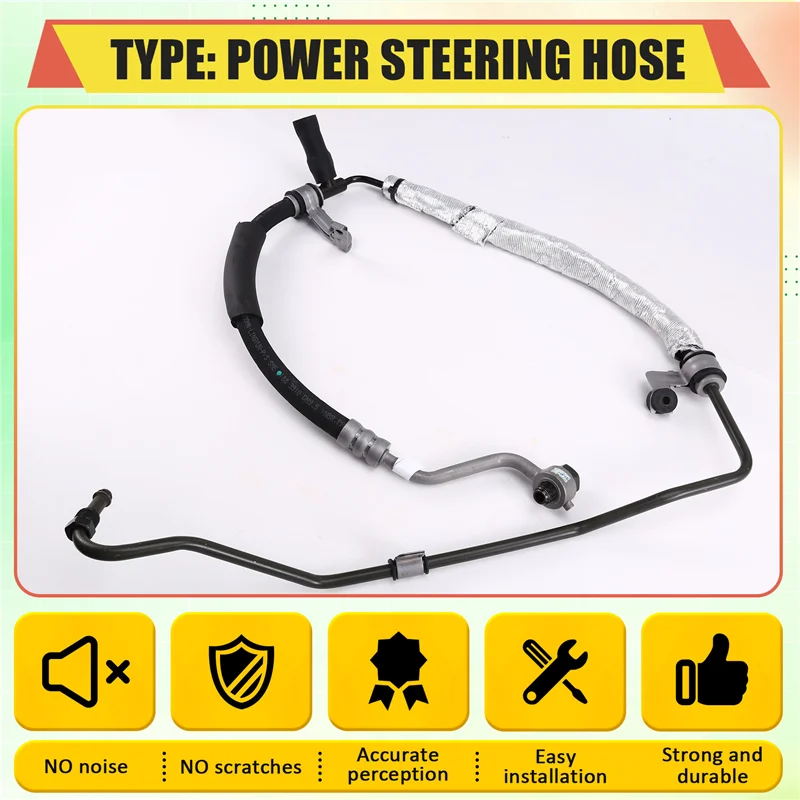 สายยางแรงดันน้ำมันพวงมาลัยเพาเวอร์ 7510-4Q000 75104Q000 สำหรับรถยนต์ Kia K5 Hyundai Sonata 2.0L ปี 2011-2016 อะไหล่ทดแทน