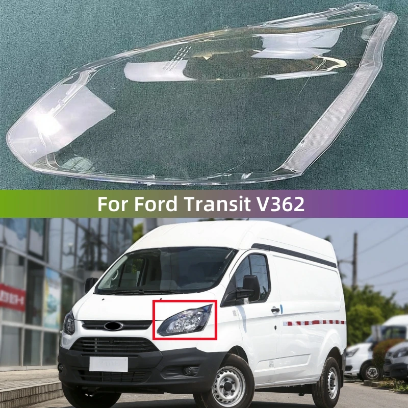 

For Ford Transit V362 Accessories The Car Transparent PC Material Lampshade Cover