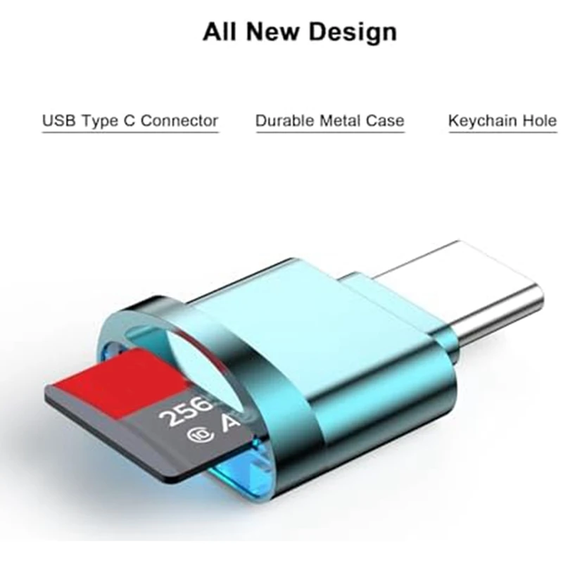 Micro-SD Card Reader Adapter USB Type C To Micro-SD/TF Card Reader Micro-SD Card Adapter Memory Card Reader For HUAWEI Type-C A