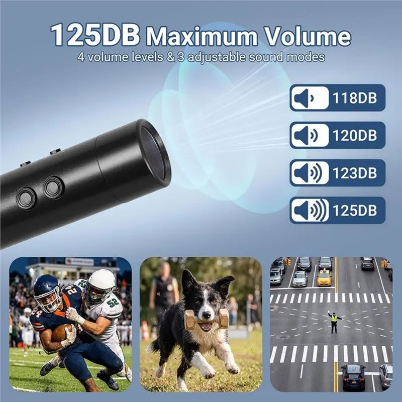 A74K-Electronic Whistle Emergency Whistle With Lanyard For Referees, Coaches, Teachers & Outdoor Activities