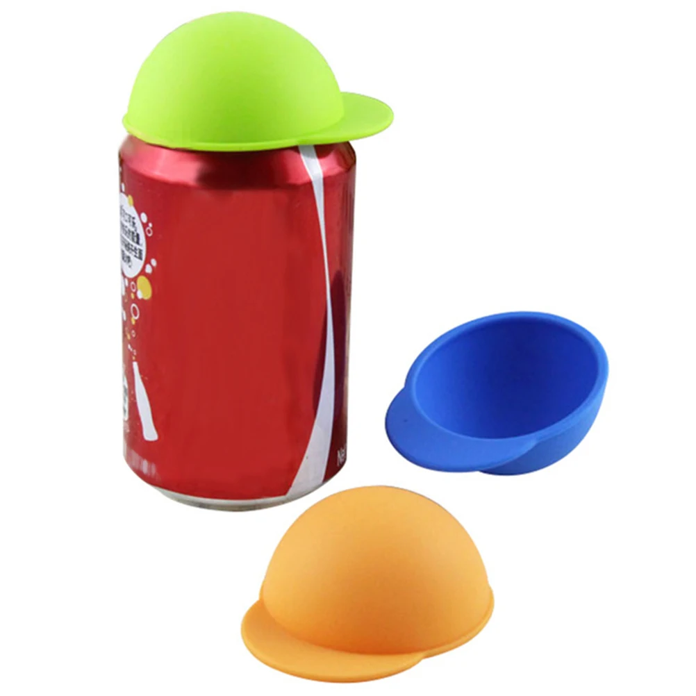 

10 Pcs Canned Dust Cover Reusable for Beverage Barricade Soda Protector Sealing Cup