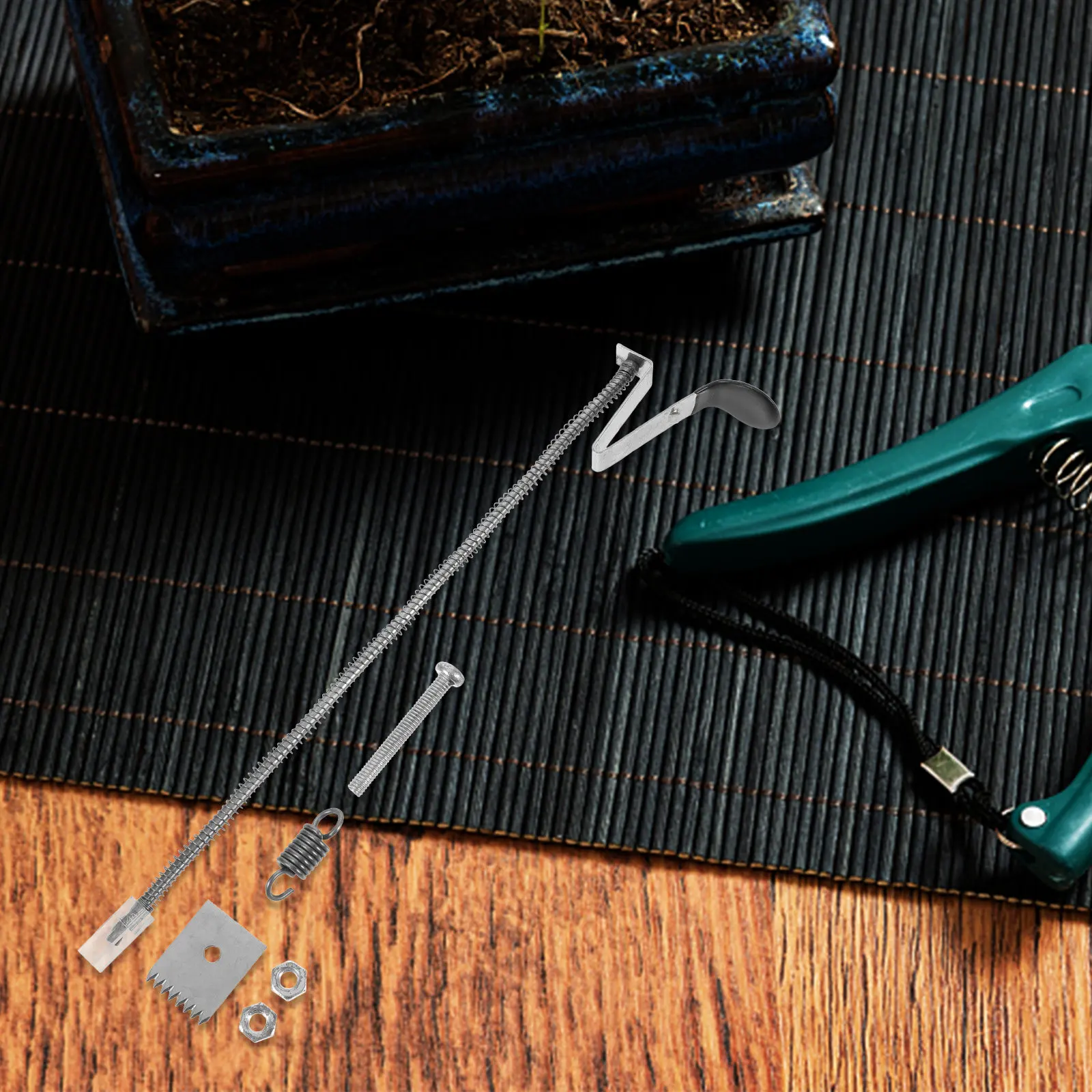 

Plant Tying Machine Parts Kit Includes Springs Staples and Blades for Manual Branch Binding Garden Tools Set