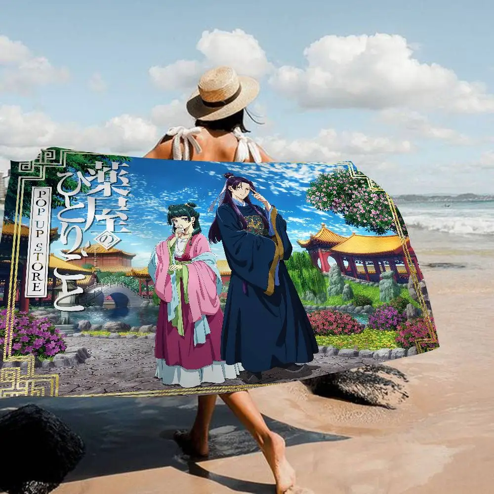 Anime The Apothecary Diaries Microfiber Beach Towel Absorbent Quick dry Soft Yoga Swimming Resort Mountain Climbing Towel