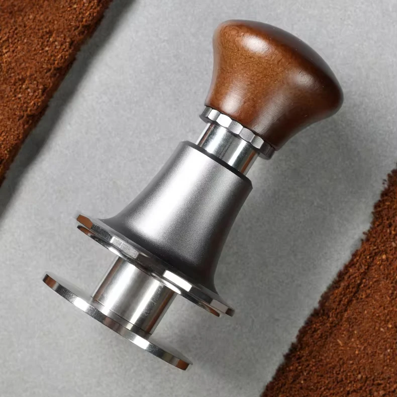 30lb Spring Loaded Espresso Coffee Tamper 58.5mm Stainless Steel Sword Portable Metal Design