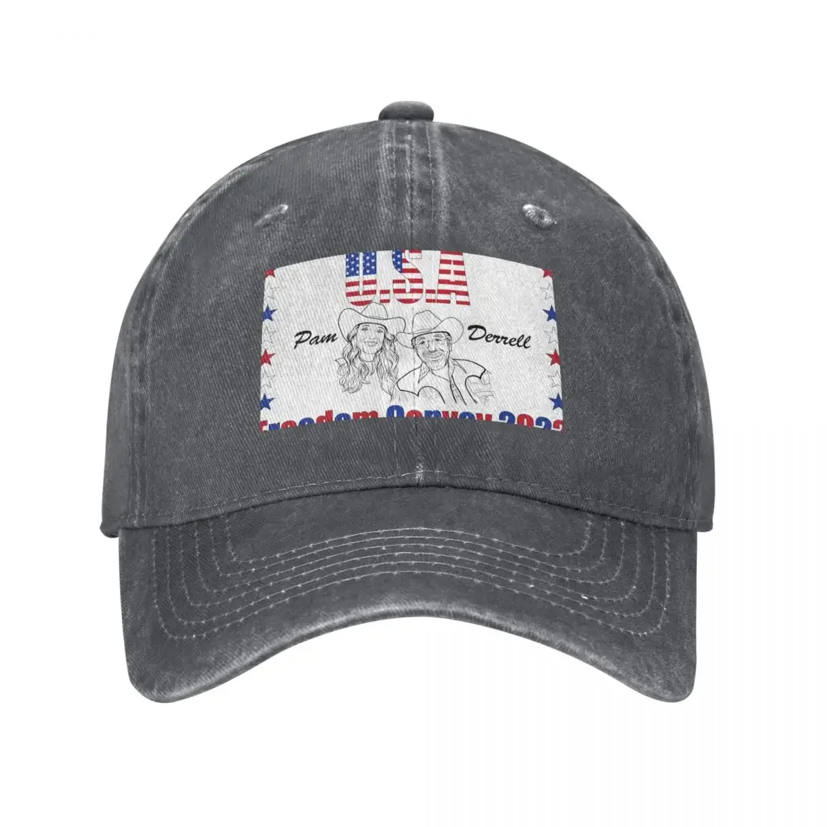 

USA Freedom Convoy 2022 - Pam - Derrell Baseball Cap Golf beach hat Mens Caps Women's