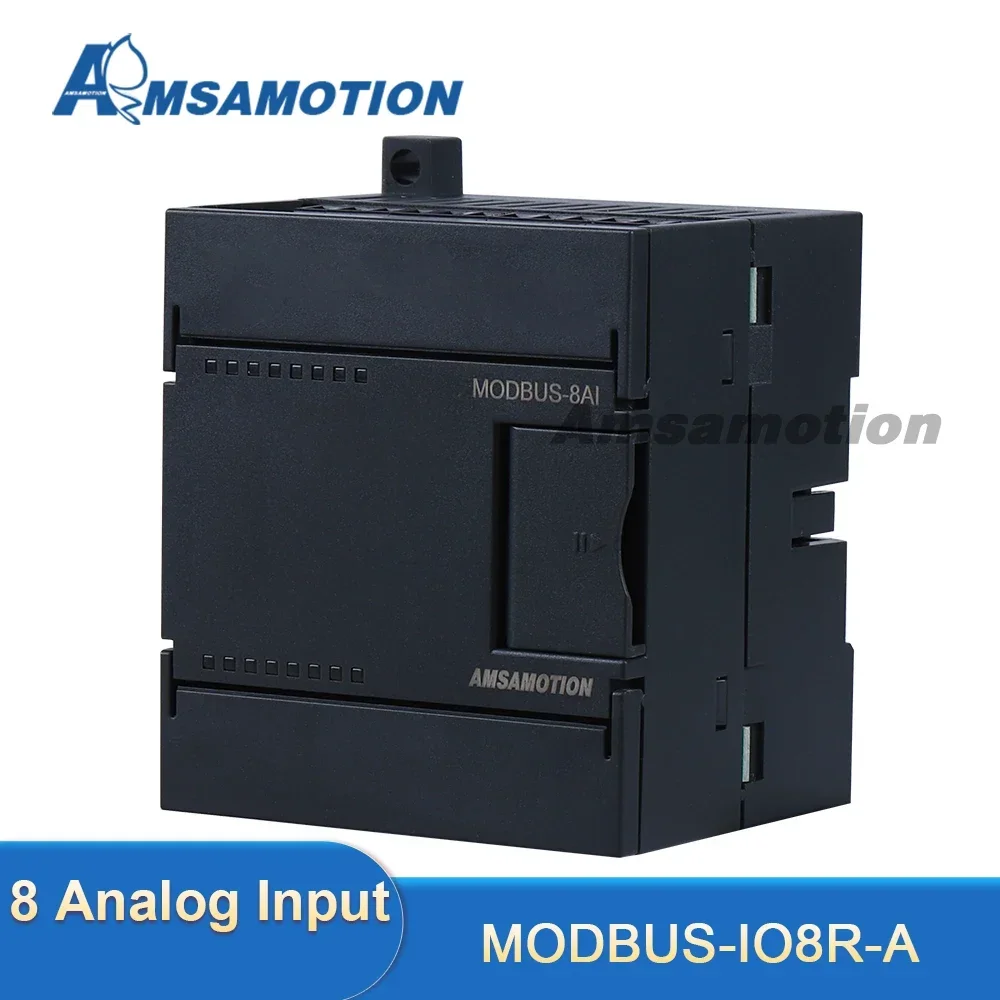 AMSAMOTION MODBUS-8AI 4AI 4AO 8AO RTU Convert Modbus Analog 8 Input Digital Relay Output Programming Expansion Module