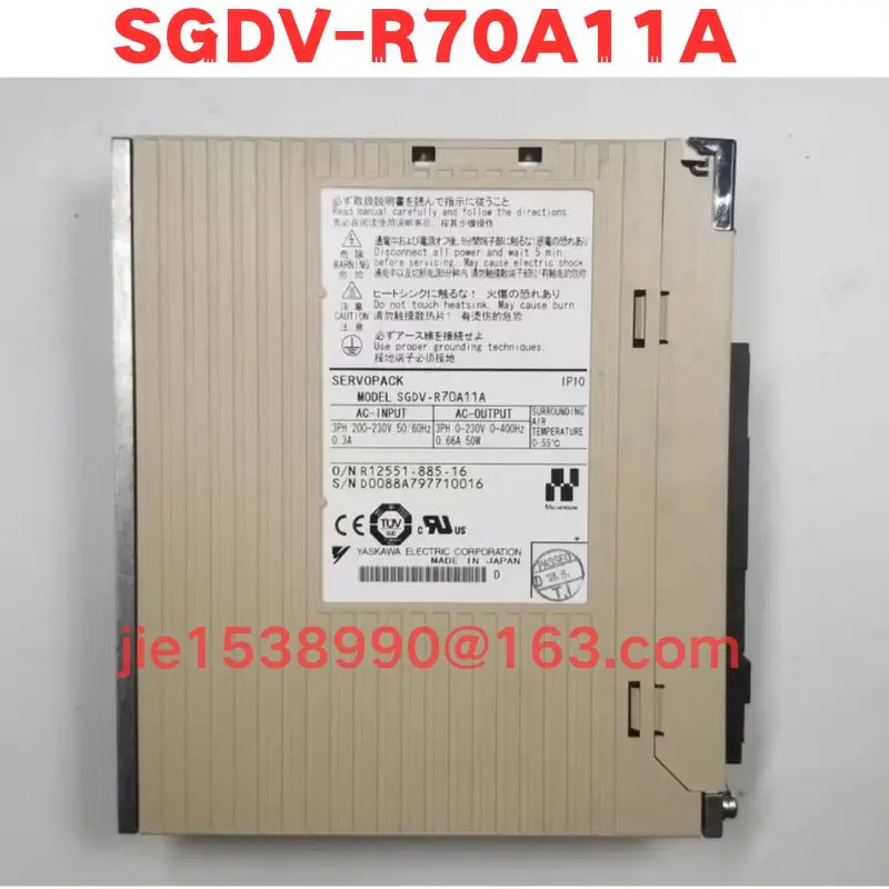 Used Servo Driver  SGDV-R70A11A  Normal Function Tested OK