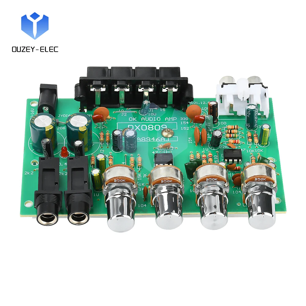 

DC 12V TDA8944 Digital Amplifier 2.0 Channel 40Wx2 Stereo Audio Amplifier Module with Microphone Interface
