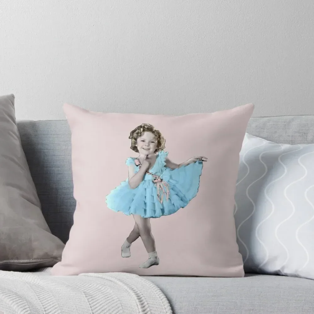 Shirley Temple Frills Throw Pillow Cushions Home Decor Elastic Cover For Sofa pillow