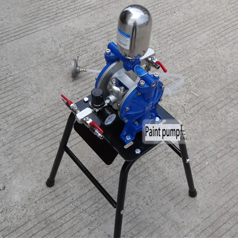 A-15L Pneumatic Double Diaphragm Pump Small Paint Spraying Suit Membrane Pump Pneumatic Diaphragm Paint Pump