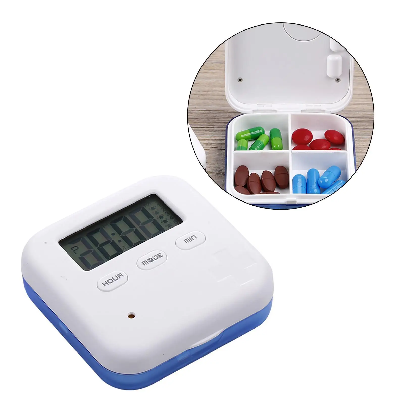 

4 Grids Electronic Reminder Automatic Tablet Dispenser Baby Nursing
