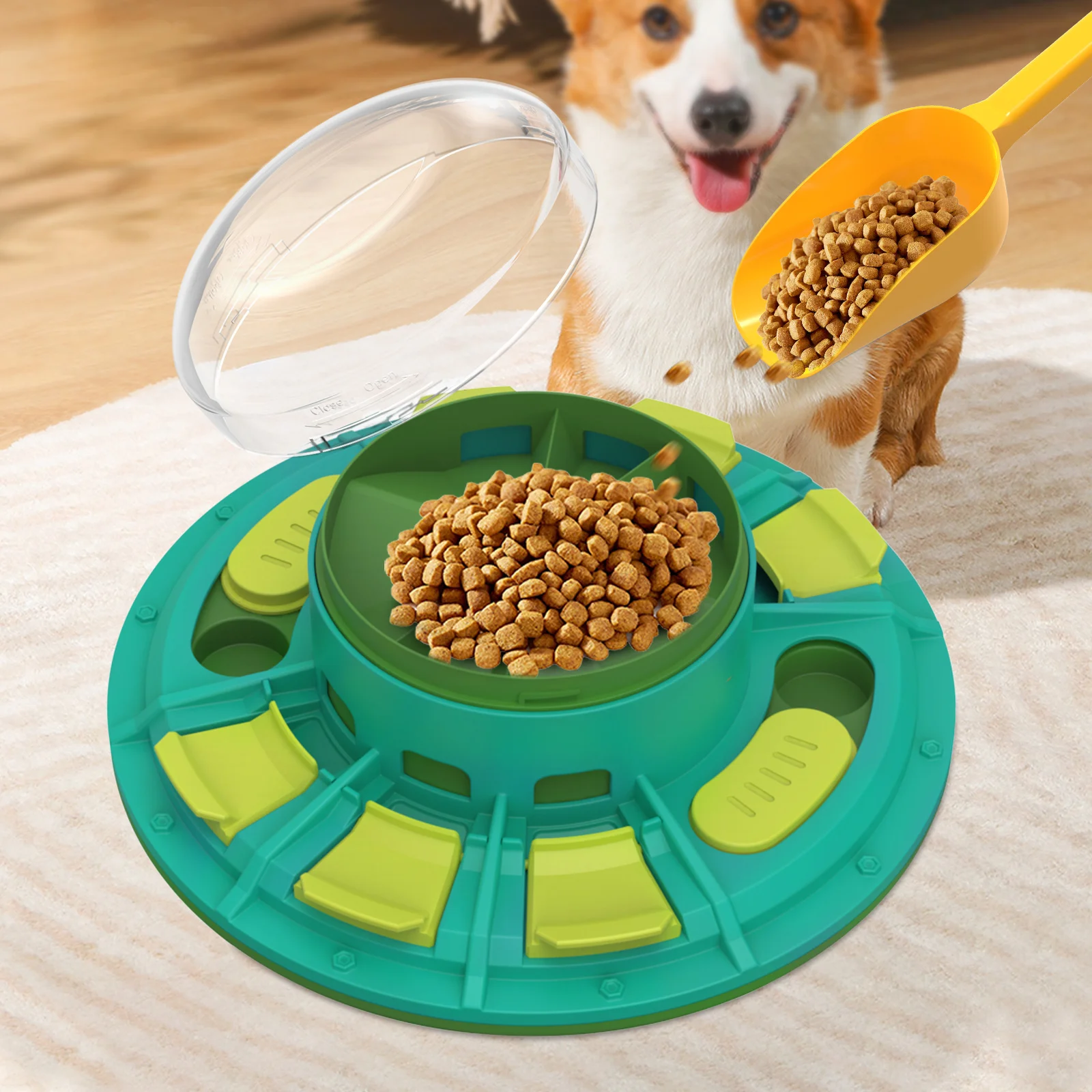 Dog Puzzle - Dog Food Puzzle Toy Feeder, Treat Puzzle Toys for Dogs Mental Stimulation & mentally Stimulating Toys Slow Feeder