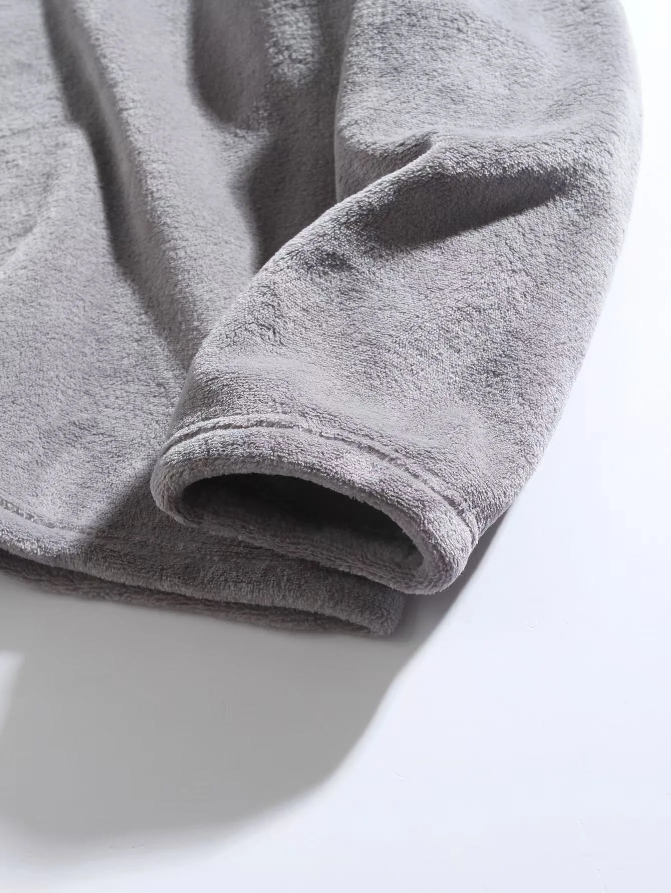 2025, Winter-Herren-Hoodie, Sporthose, einfarbig, warm, winddicht und kältebeständig, Sport-Set aus Wolle, lässiges Sport-Set, zweiteiliges Set – Detail 14