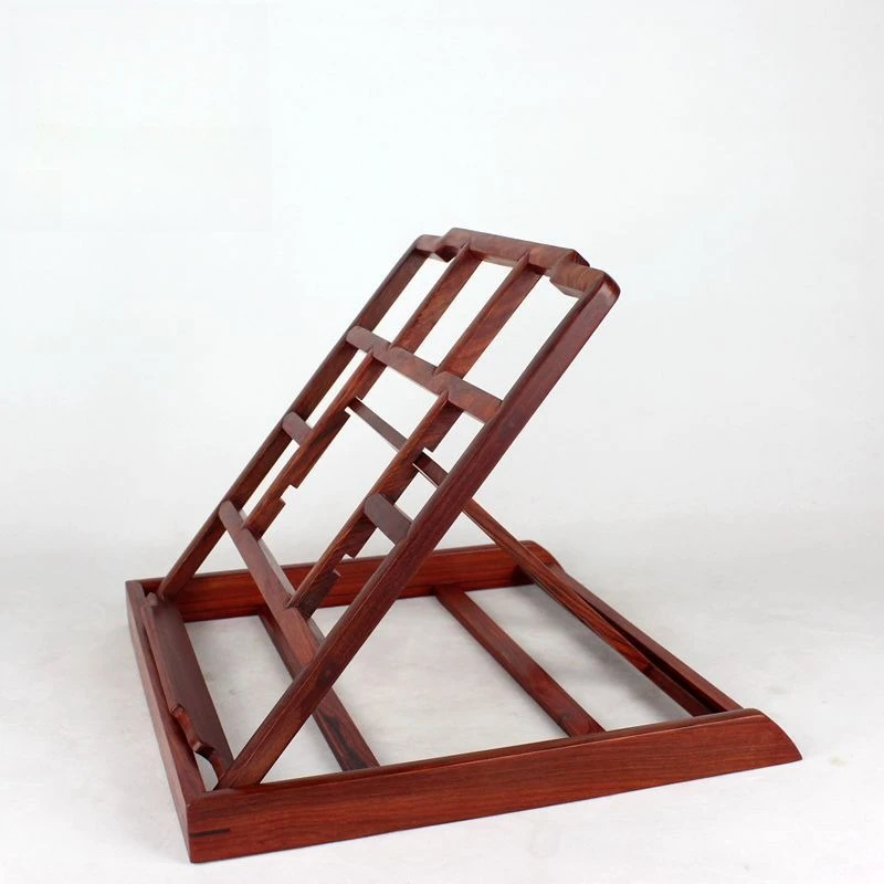 Redwood and Sandalwood Large Reading Stand Book Stand Letter Stand Solid Wood Foldable