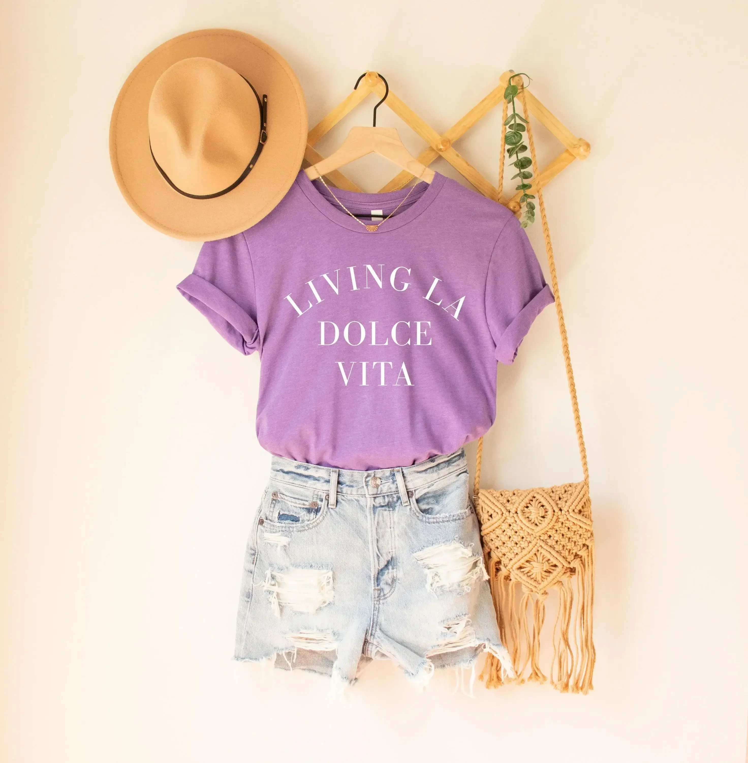 Living La Dolce Vita T Shirt Italy gift souvenir Italian quotes travel vacation