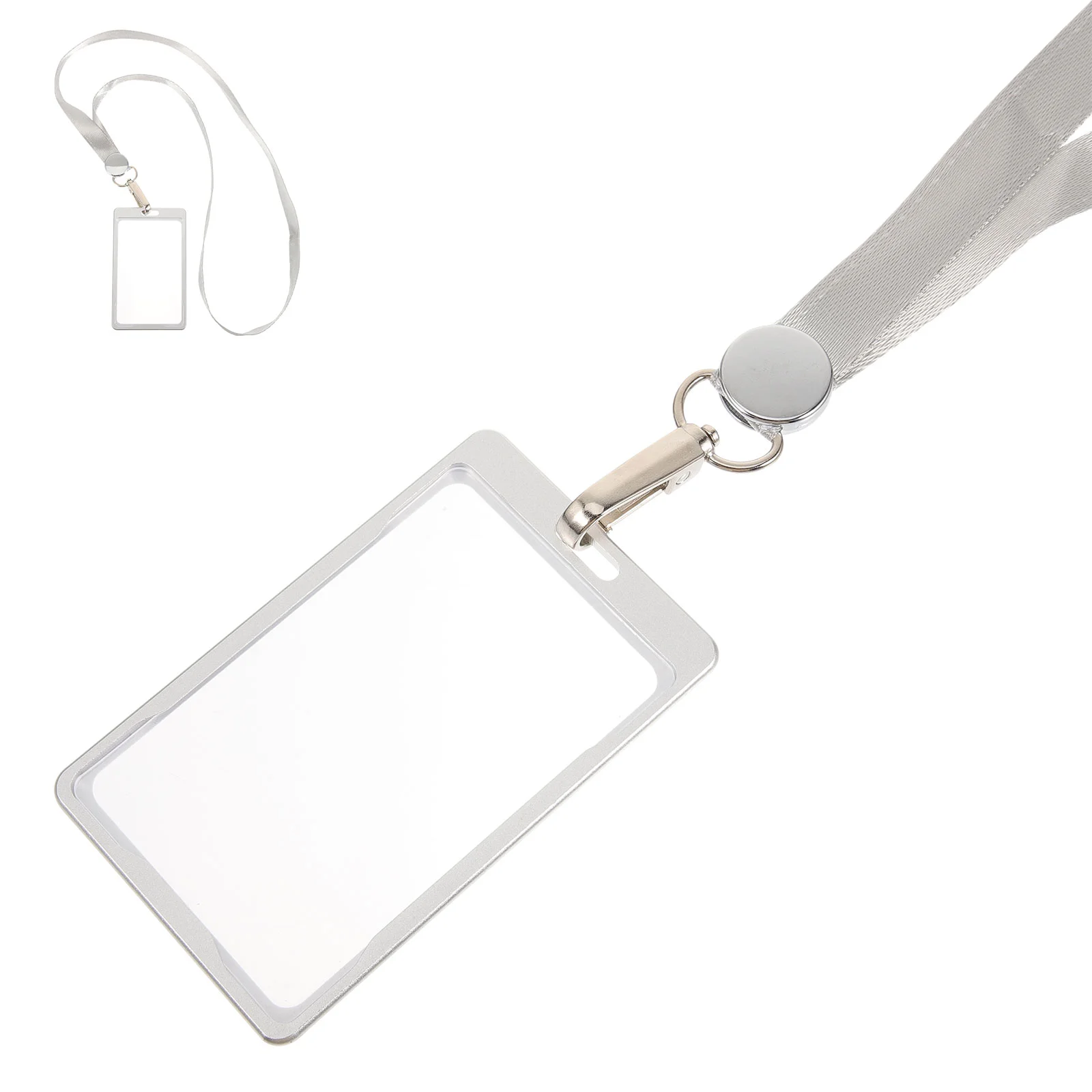 Waterproof Labels Business Cards Sleeves Clip Anti-scratch Working Protector Covers Display Aluminum Alloy Protective Man